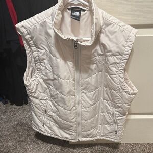 The North Face Women's Cream Quilted Vest